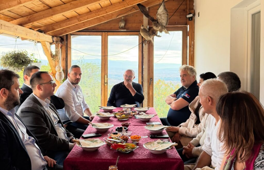 Гајић у Лесковцу: Грађани забринути због најава отпуштања, хитно реконструисати инфраструктуру